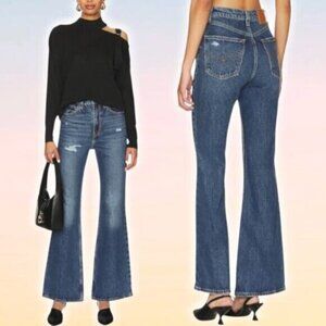 NWT LEVIS Premium 70's High Flare Womens Jeans Sz 31 Take It Out